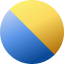 Gold / Blau