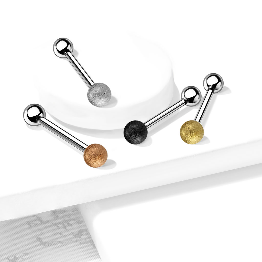 Zungenpiercing mit Diamantlook