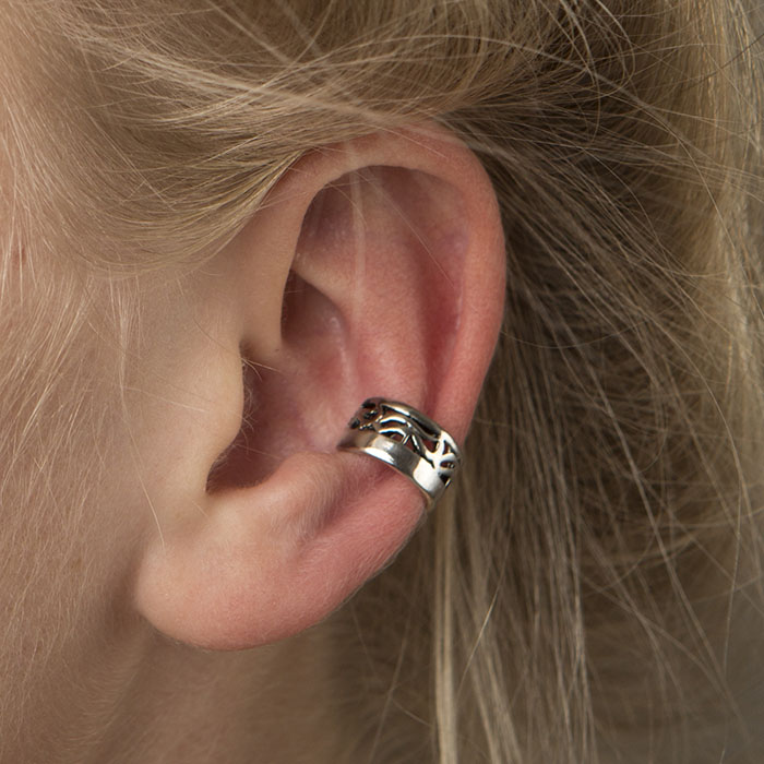 Earcuff mit Tribaldesign