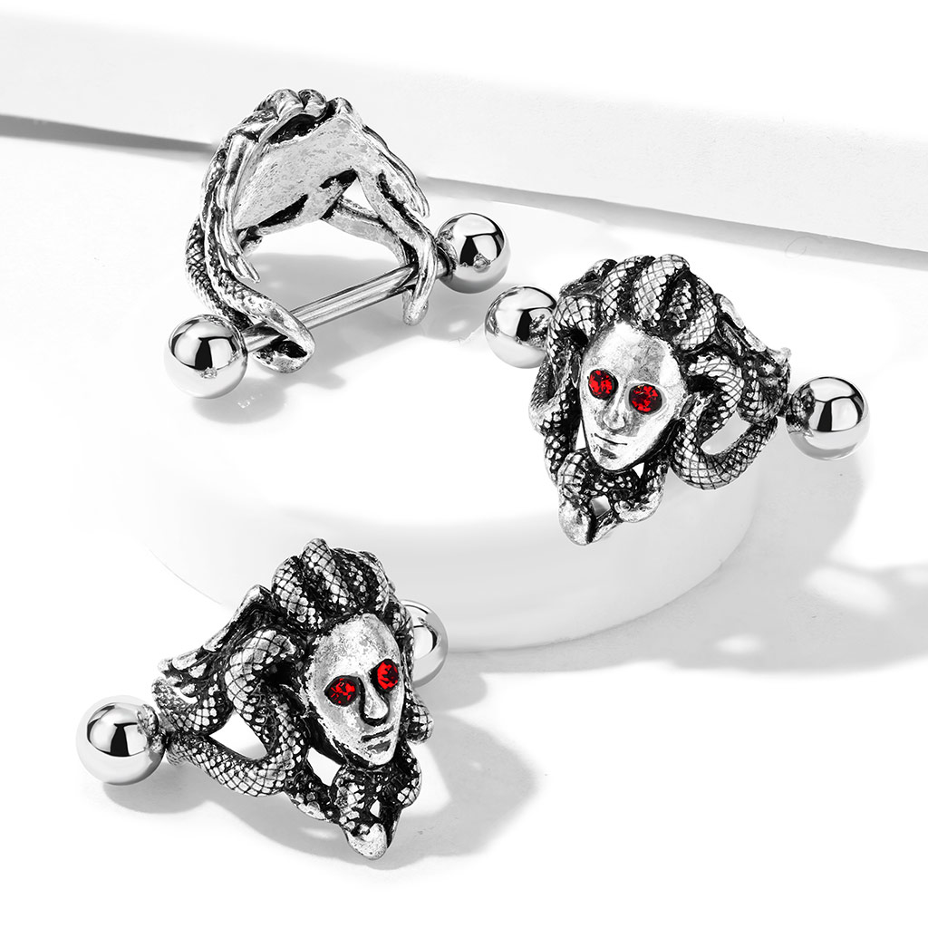 Helixpiercing mit Medusa