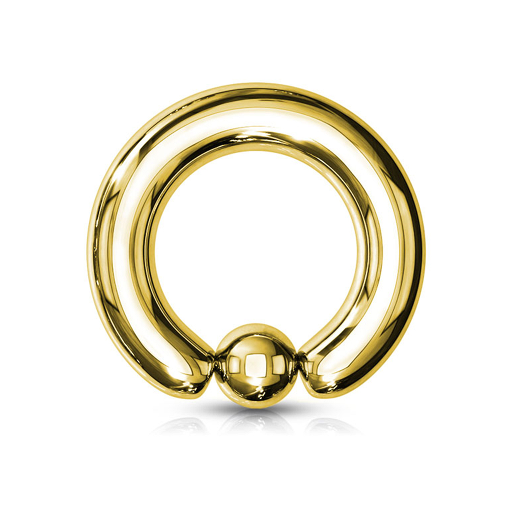 Großer vergoldeter Ring