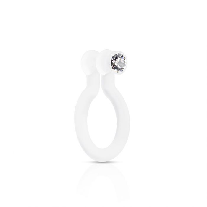 Fake Nasenpiercing Aus Ptfe Mit Einem Farbigen Stein