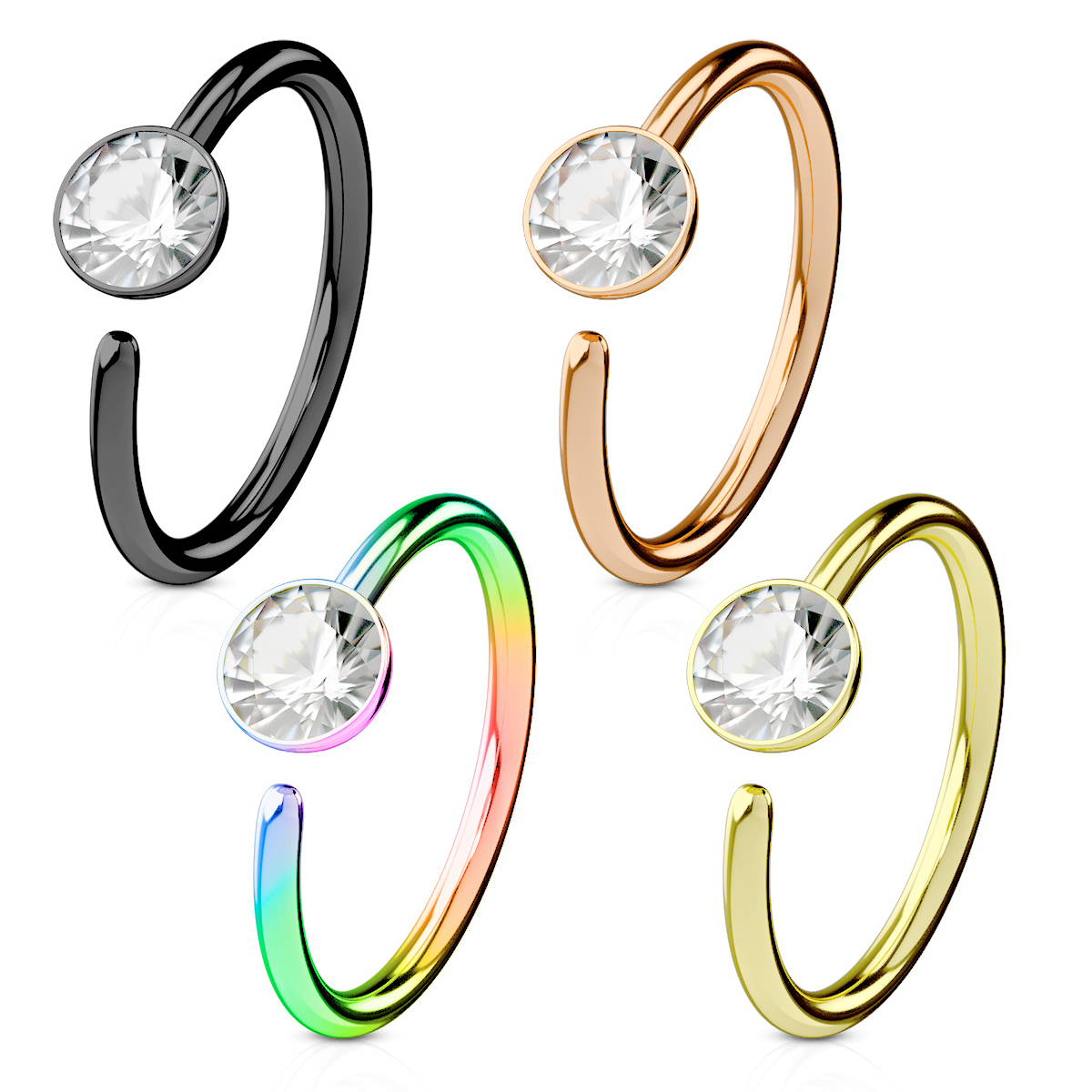 Ring mit festem Stein